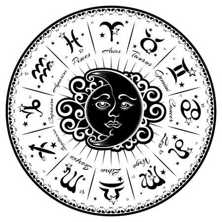 59959920 - zodiac signs, horoscope, vector illustration