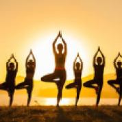 Yoga Silhouette Image